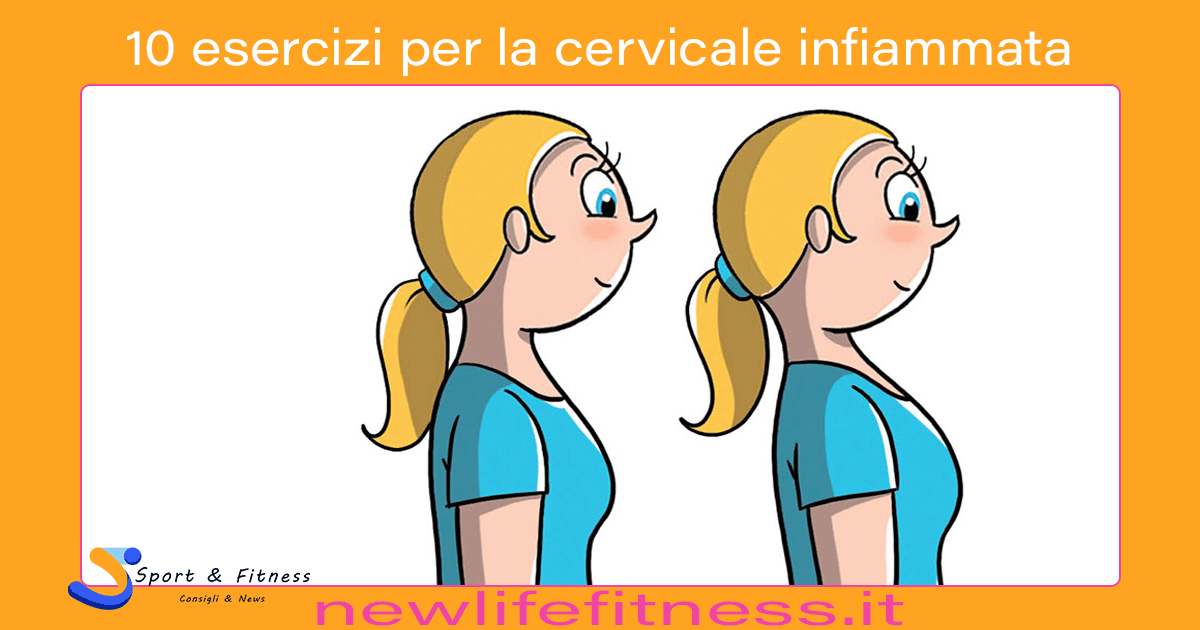 10 esercizi per la cervicale infiammata