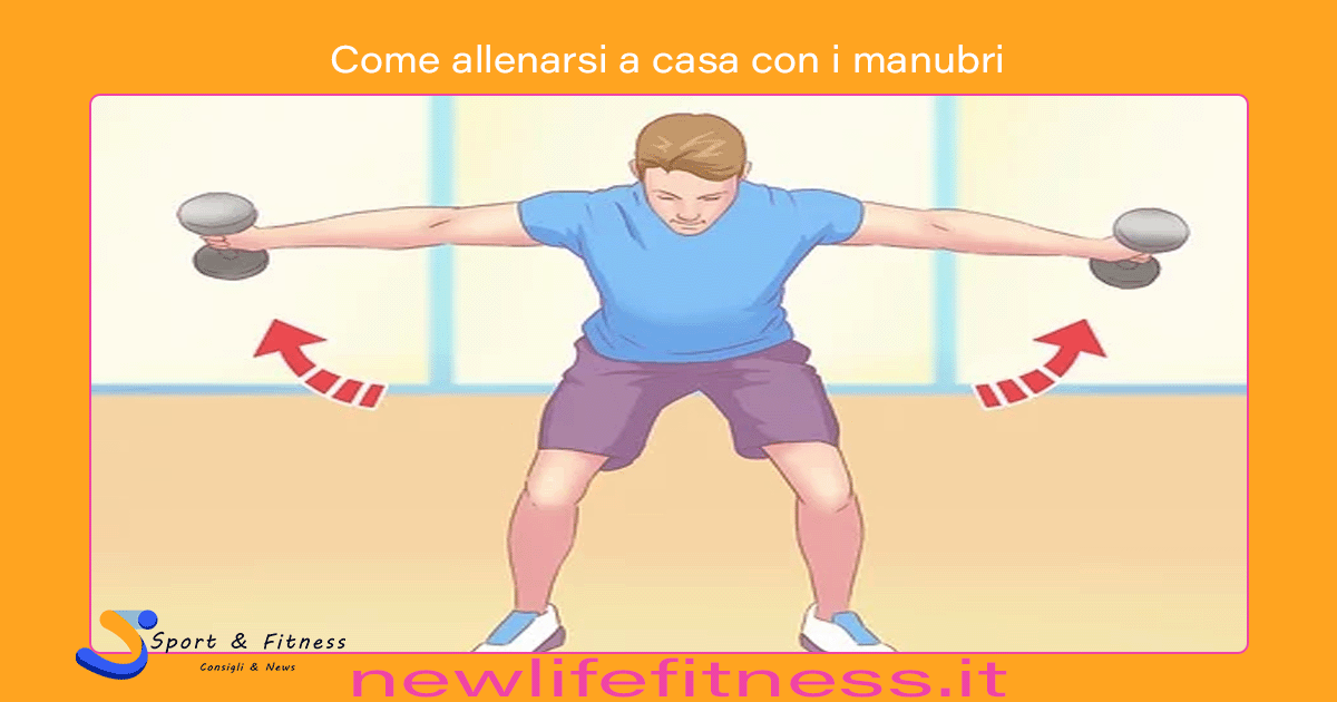 Come allenarsi a casa con i manubri