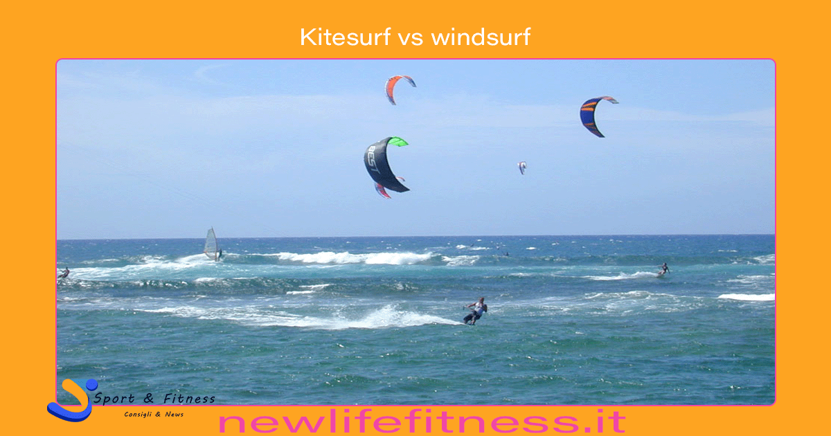 Kitesurf vs windsurf
