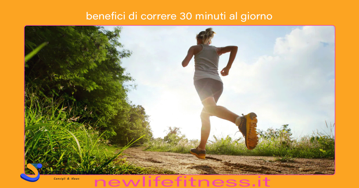 benefici di correre 30 minuti al giorno