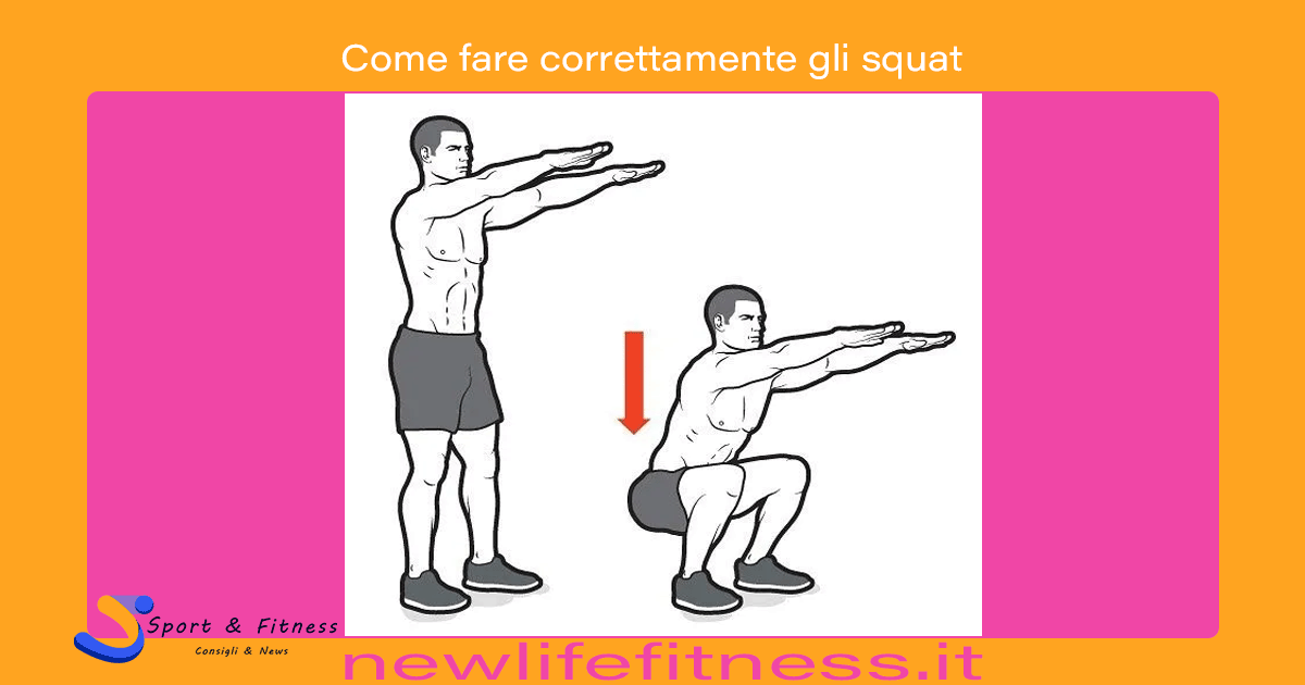 Come fare correttamente gli squat