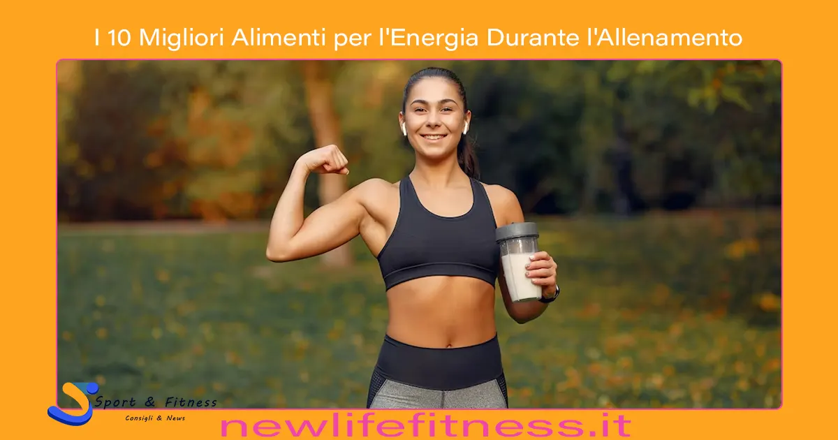I 10 Migliori Alimenti per Energia Durante Allenamento