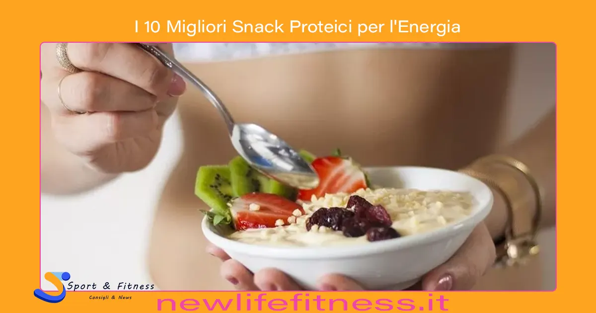 I 10 Migliori Snack Proteici per Energia I 10 Migliori Snack Proteici per Energia